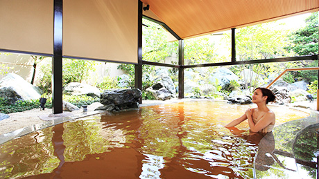 宿泊してたっぷり温泉三昧！